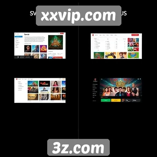 Evolução da interface de usuário do xxvip.com